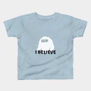 I Believe in the Yeti Kids T-Shirt
